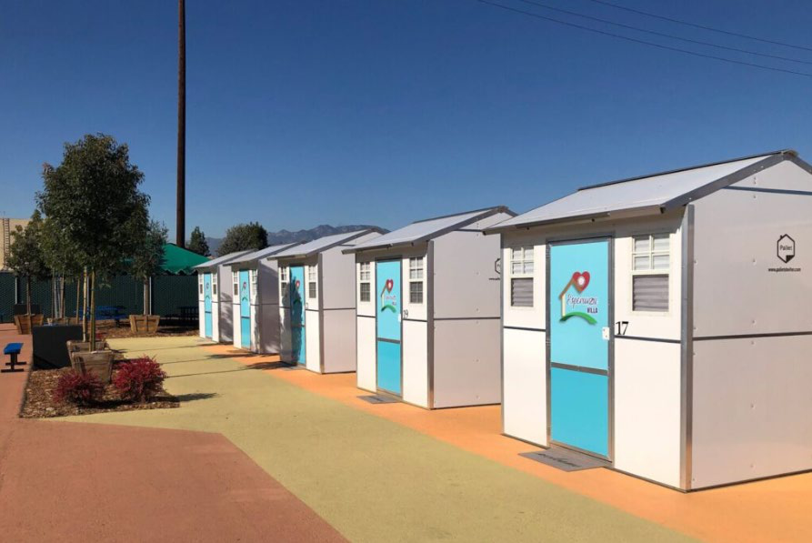 A tiny house village in Baldwin Park, California — a model for our vision